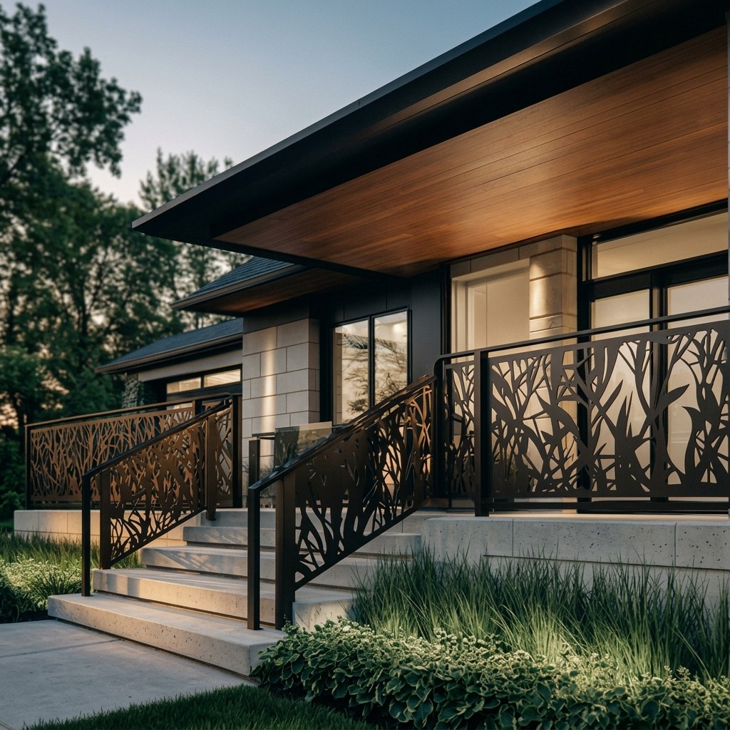 Decorative Deck Railing Panels