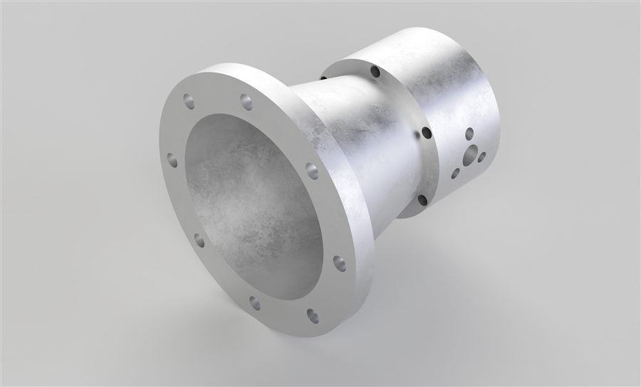Flange Adapter, Turned part