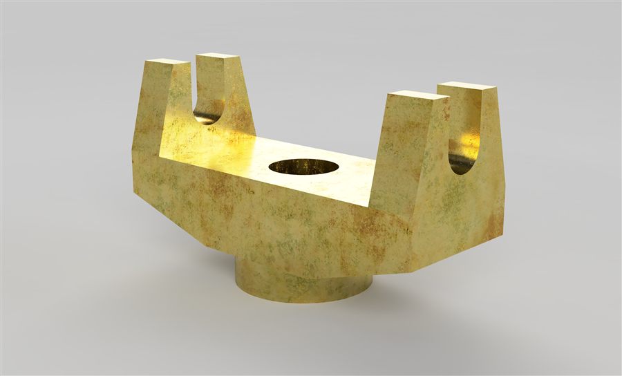 Swivel Yoke, Machined part
