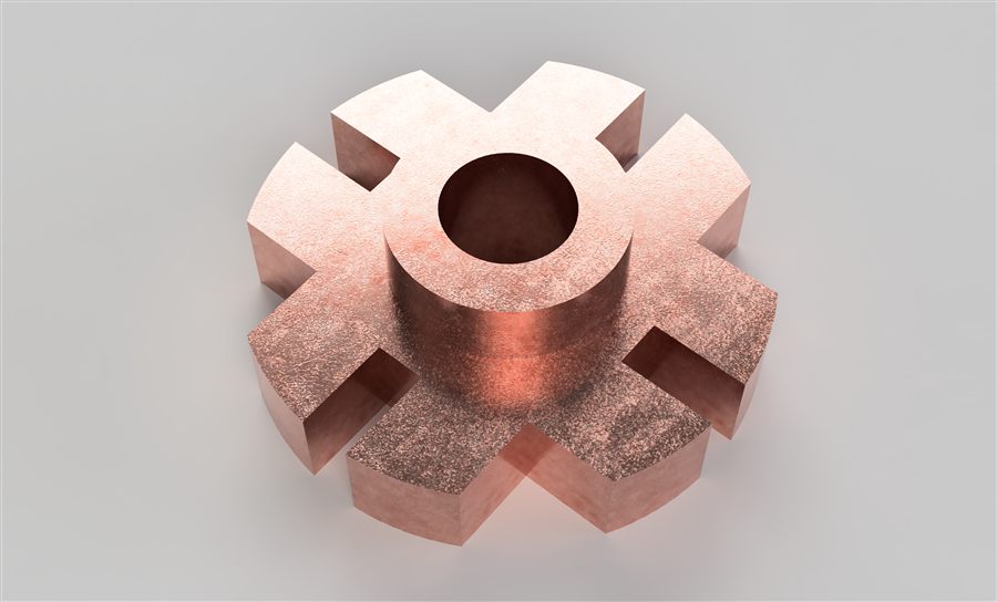 Star Coupling, Machined part